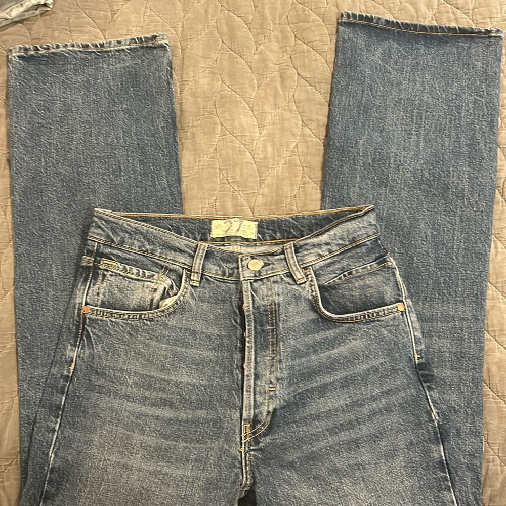 We The Free Blue Boot Cut Jeans